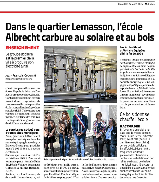 K-Helios a récemment marqué une étape importante en réalisant une installation de panneaux photovoltaïques pour une grande collectivité. Ce projet, qui illustre parfaitement l'engagement de l'entreprise envers les énergies renouvelables, a été mis en avant dans un article de presse du Midi Libre.